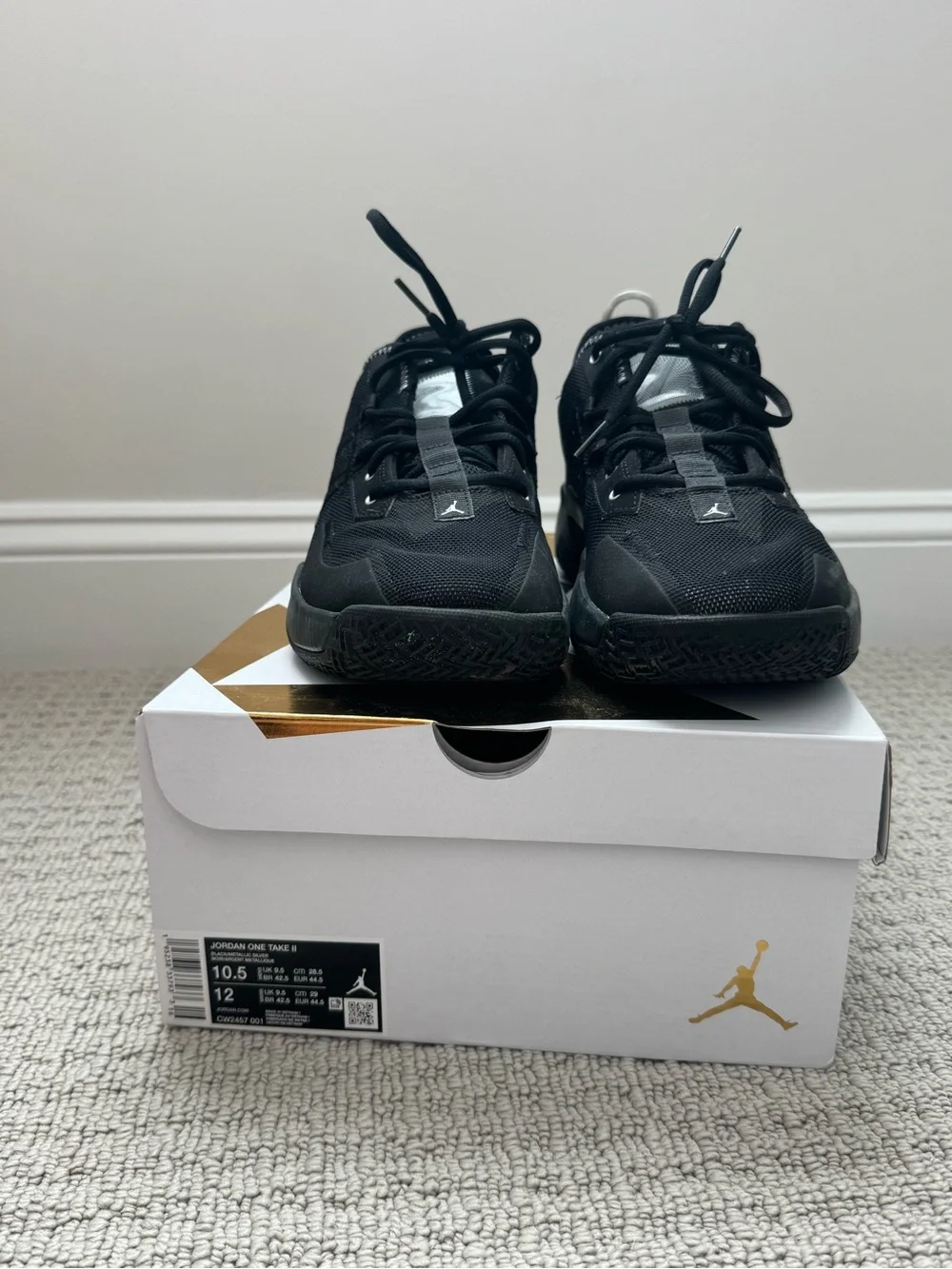 Jordan Black Low-Top Men's Sneakers